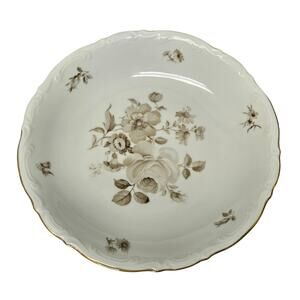 Mitterteich Bavaria Charming Barbara Salad Dessert Floral Design Plate 10153 66